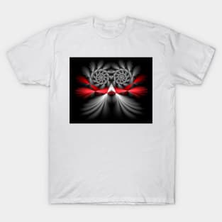 Rotor Face Fractal Digital Art T-Shirt